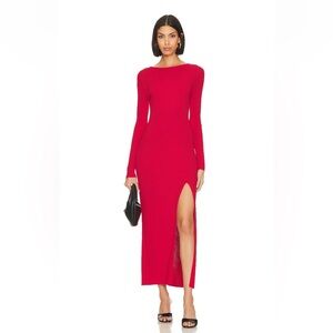 Line & Dot (Revolve) Jules Red Dress